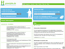 Tablet Screenshot of greenjobs.de